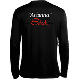 LGYC white logo Arianna Redesign 788 Long Sleeve Moisture-Wicking Tee