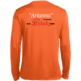 LGYC white logo Arianna Redesign 788 Long Sleeve Moisture-Wicking Tee
