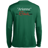 LGYC white logo Arianna Redesign 788 Long Sleeve Moisture-Wicking Tee