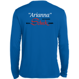 LGYC white logo Arianna Redesign 788 Long Sleeve Moisture-Wicking Tee