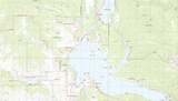 Lake Granby Map Neck Gaiter