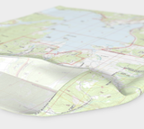 Lake Granby Map Neck Gaiter