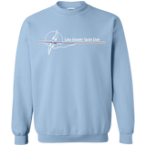 LGYC white logo Crewneck Pullover Sweatshirt