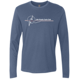 LGYC white logo Men's Premium Long Sleeve T