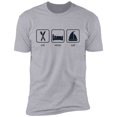 Eat Sleep Sail Premium Short Sleeve T-Shirt
