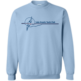 LGYC blue logo Crewneck Pullover Sweatshirt