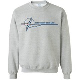LGYC blue logo Crewneck Pullover Sweatshirt