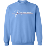 LGYC white logo Crewneck Pullover Sweatshirt